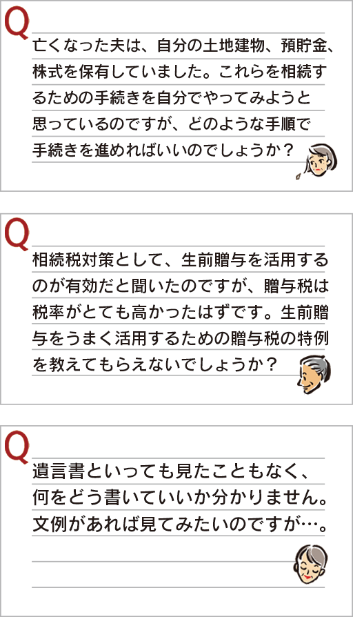 相続・遺言・成年後見 Q