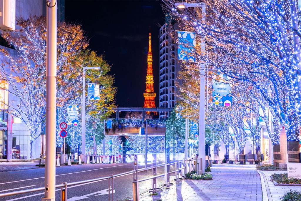 東京都 港区 麻布十番 ネクスト・アイズ|12月クリスマスもまじか六本木のクリスマスイルミネーション