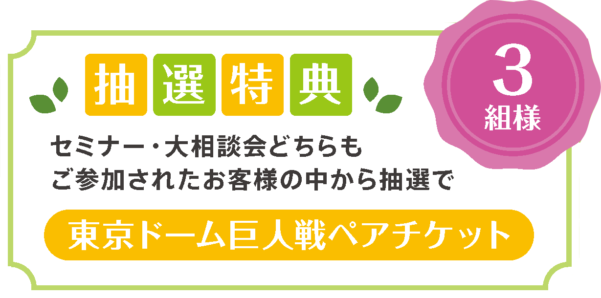 東京ドームペアチケット