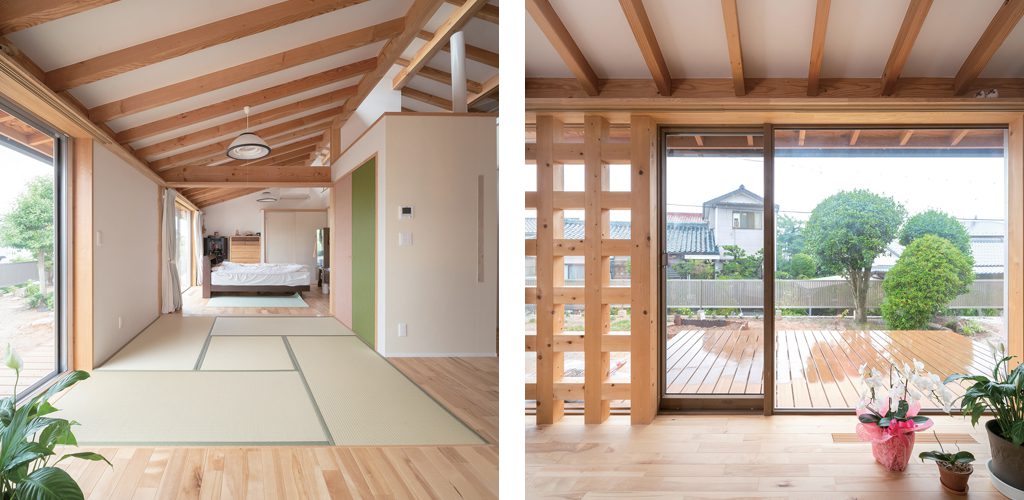 光と風が通る自然素材の平屋住宅 愛知県・名古屋市 W様邸