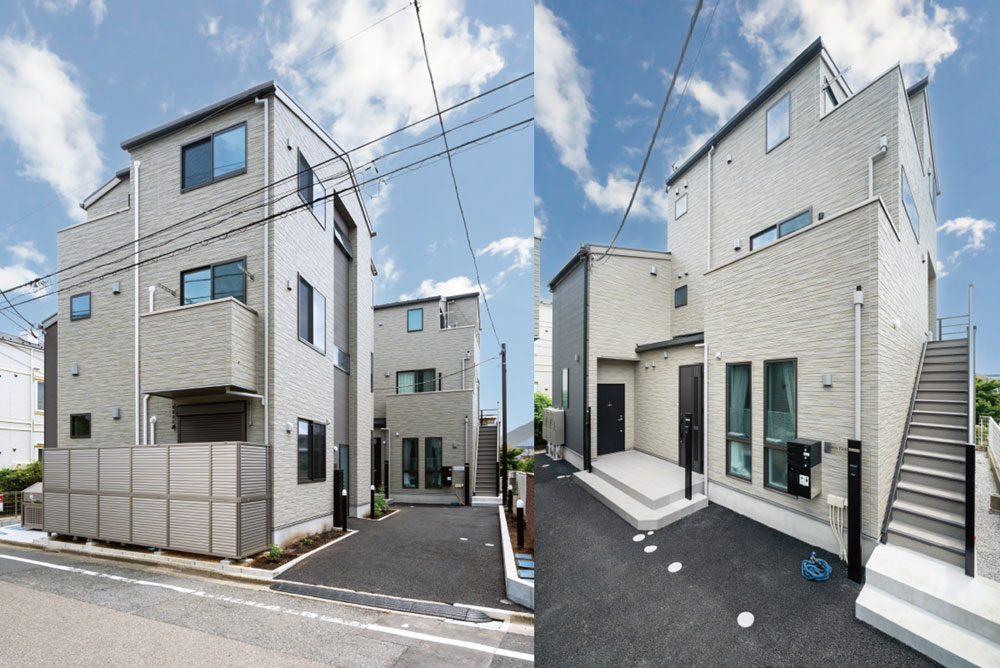 想いを叶えた分棟建ての賃貸併用住宅　東京都Ｎ様邸